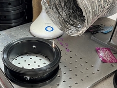 laser que marca no assento de borracha