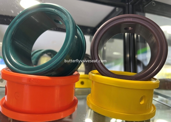Assentos de válvula da borracha de silicone para a válvula de borboleta, durómetro 50±5