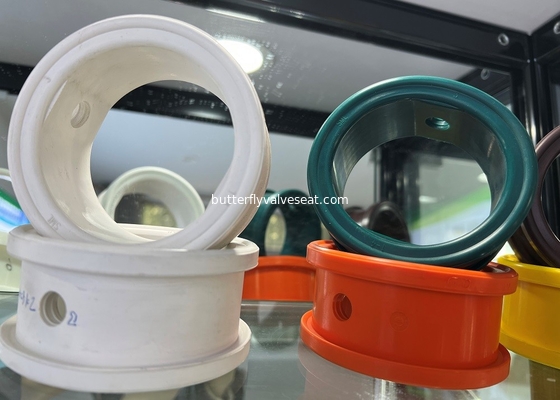 Assentos de válvula da borracha de silicone para a válvula de borboleta, durómetro 50±5