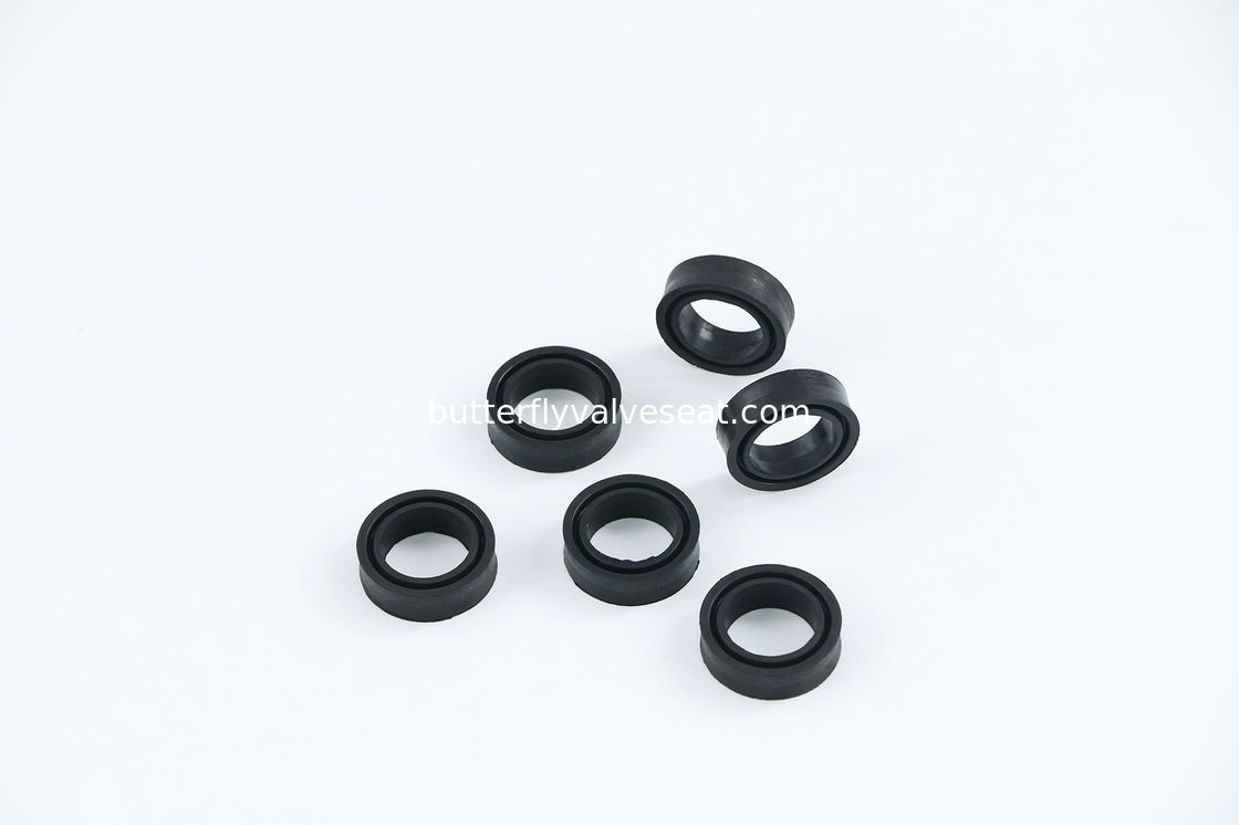 O anel de FKM/FKM/FPM Seat para válvulas de borboleta, enegrece 4" - 10" anel de selagem do silicone