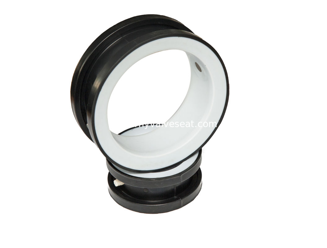 Tipo elevado desempenho da bolacha da válvula de borboleta de Seat cor feita sob encomenda material de PTFE + de FKM