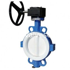 PTFE completo alinhou a válvula Seat da borboleta para a bolacha/talão/válvula flangeada 2&quot; - 24&quot; tamanho
